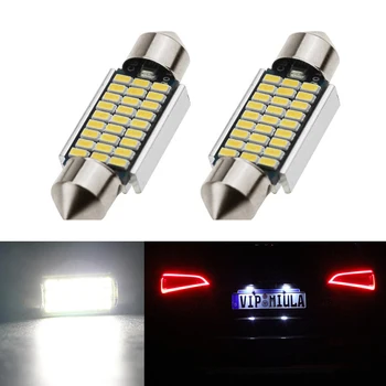 

2x Dome Festoon 3014 Error free License Number Plate Light For Mercedes Benz W208 W209 W203 W169 W210 W211 W212 AMG CLK