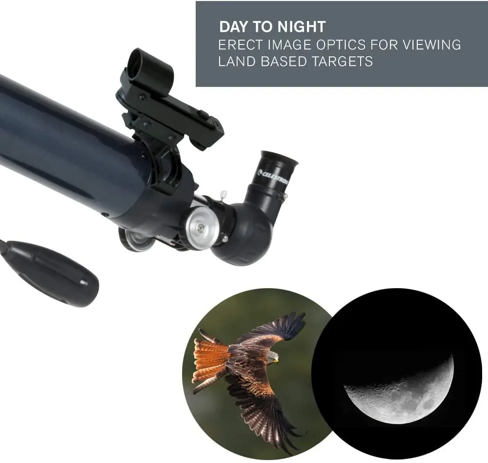 Celestron - AstroMaster 70AZ 망원경 굴절 망원경, 완전 코팅 유리 광학, 높이 조절 가능 삼각대, 소프트 백  프리 - AliExpress