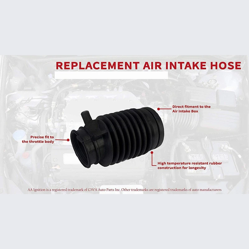 Воздухоочиститель впускной шланг 17228RCAA00 17228-RCA-A00 для Honda Acura TL 2004-2006 Accord V6 03-07