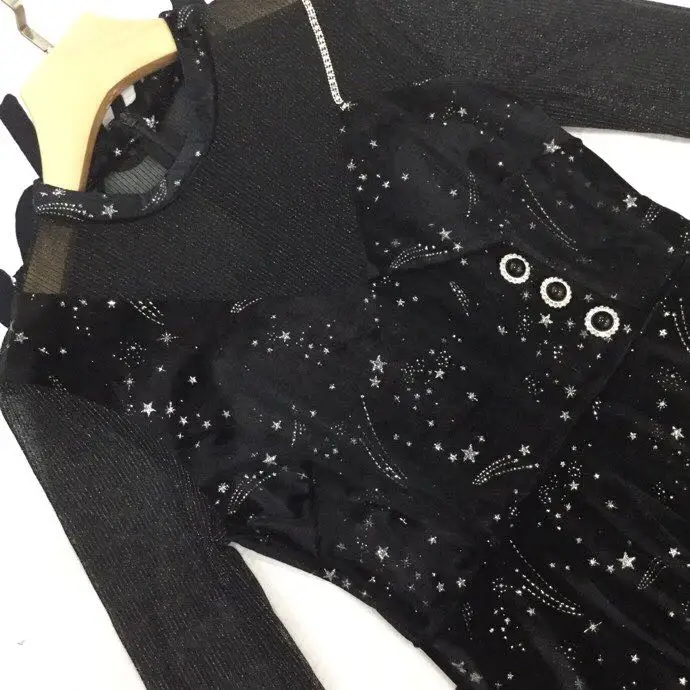 AH10665 High quality New Fashion Women spring Dress Luxury famous Brand European Design party style dress
