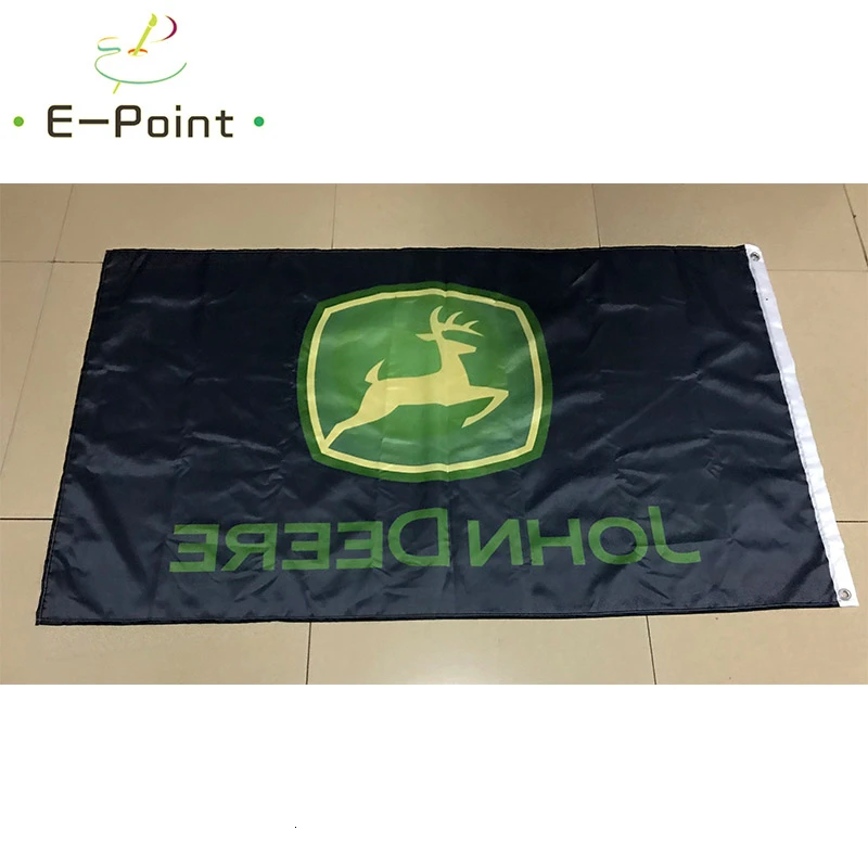 Флаг John Deere 2 фута* 3 фута(60*90 см) 3 фута* 5 футов(90*150 см) размер рождественские украшения для домашнего флага баннер подарки