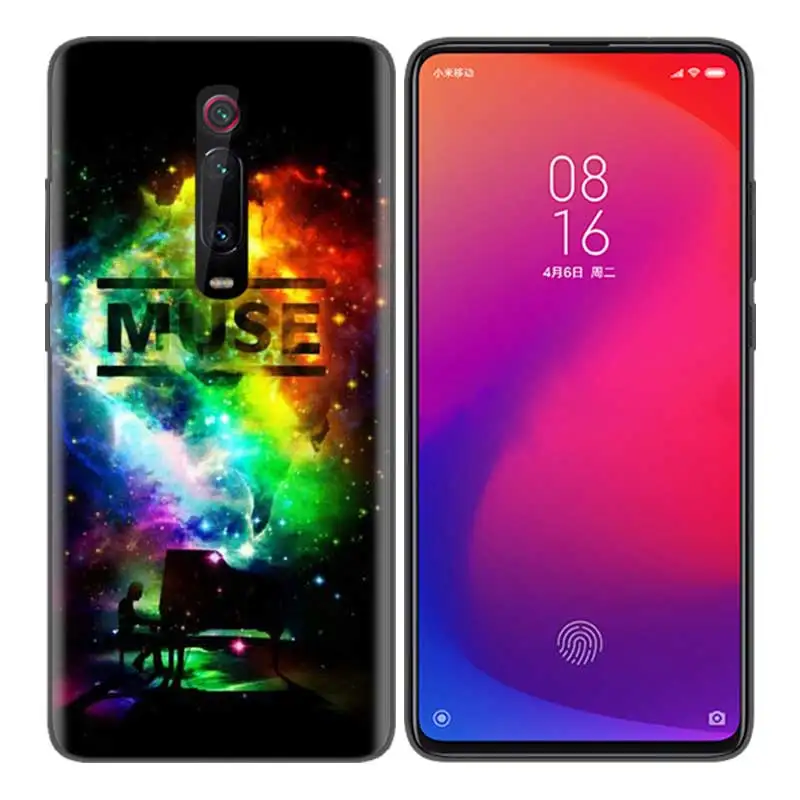 Черный мягкий силиконовый чехол-сумка для Xiaomi mi 9T CC9 Red mi 4 4X5 6 6A 7 7A Note Plus K20 Pro F1 Tampa Fall Casos Cpque MUSE - Цвет: Серый