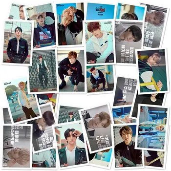 

40pcs/set KPOP Stray Kids Lomo Cards Photo Cards Sticky Photocard Poster Gift For Star Concert Party Fans Gift