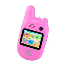 Портативная портативная наружная Интерактивная детская игрушка, съемка на дальнем расстоянии, USB перезаряжаемая мини-камера, ABS HD экран