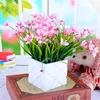 1Bunch Artificial Plastic Orchid Plant Fake Silk Flower Wedding Flower Arrangement Home Decoration ► Photo 2/6