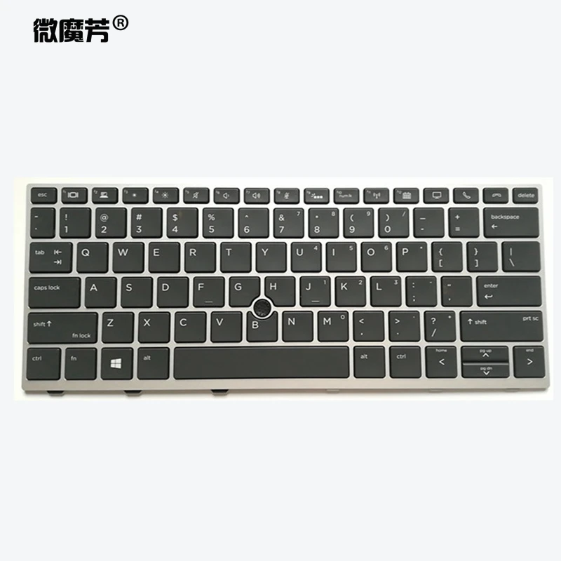 Teclado para hp Teclado do Portátil Retroiluminado Novo Elitebook g5 735 830 836 Inglês us 730