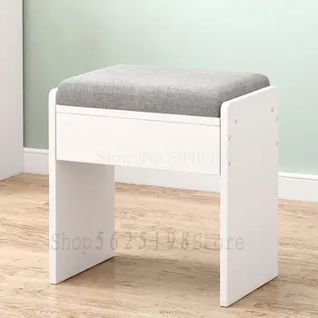 

Dressing table makeup stool modern minimalist dressing stool chair princess net red makeup bedroom European chair