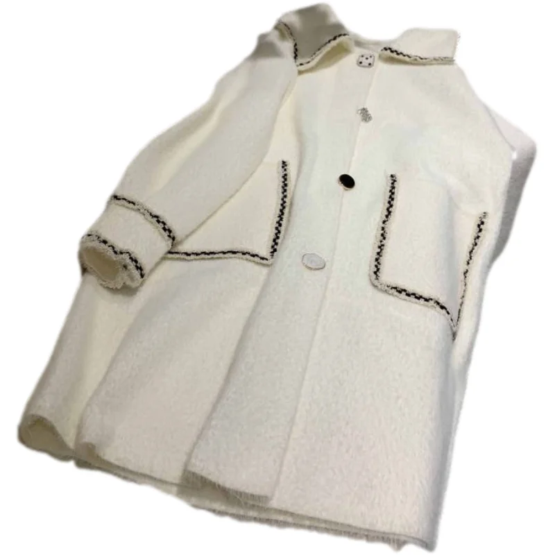 New Winter Coat Womens Oversize Fashion Cashmere