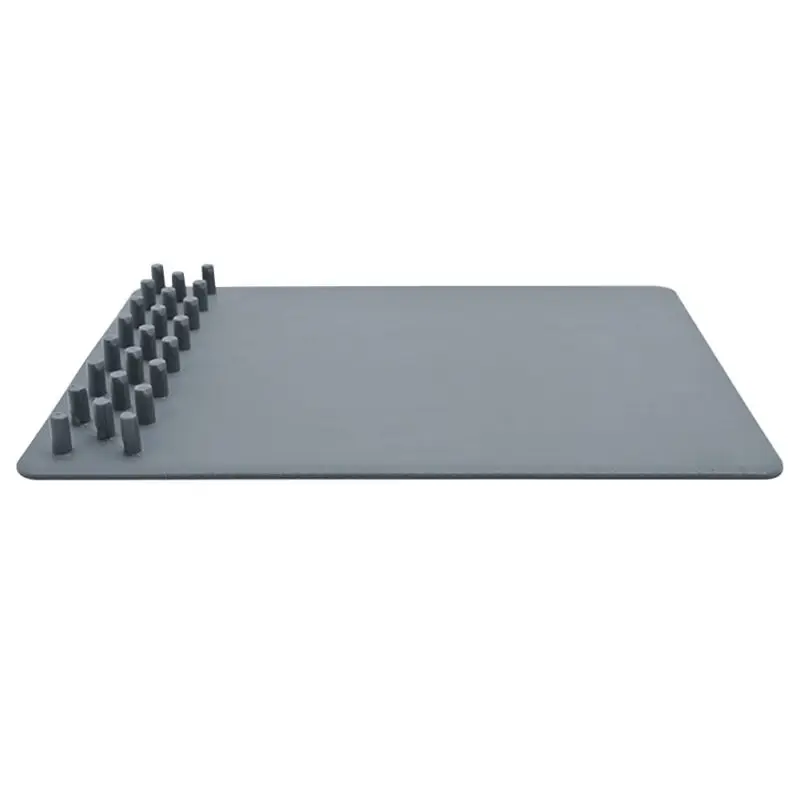 

Solid Gray Fashionable And Practical Design Office Waterproof Office Mouse Mat Storage Products Game Mouse Pad