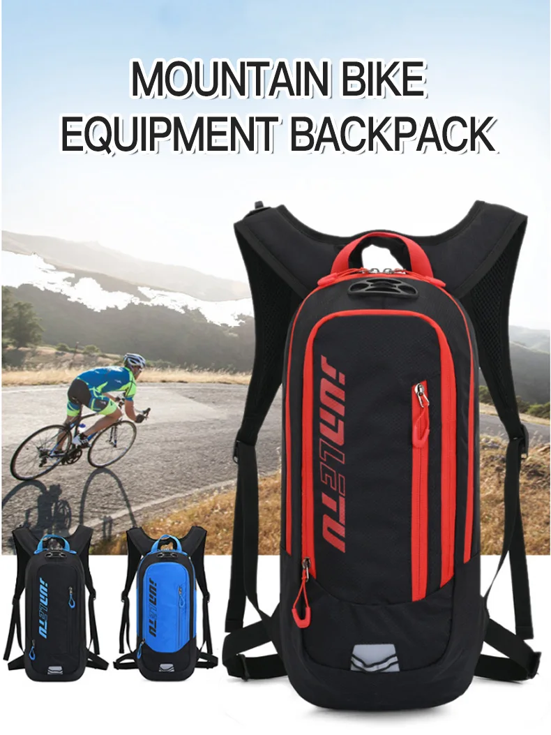 2021 New 10L Sport MTB Bike Backpack Water Cycle Bags Running Cycling Hydration Bicycle Backpacks with Reflector Strips XA126Q