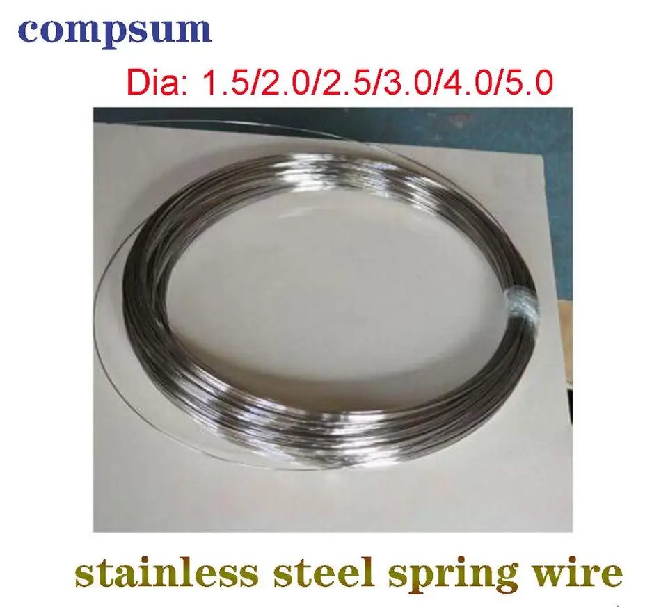 Lot De 30 Fil D'acier à Ressort, Acier Inoxydable 2 Mm X 400 Mm - Tige Complète - Fil Métallique Dur