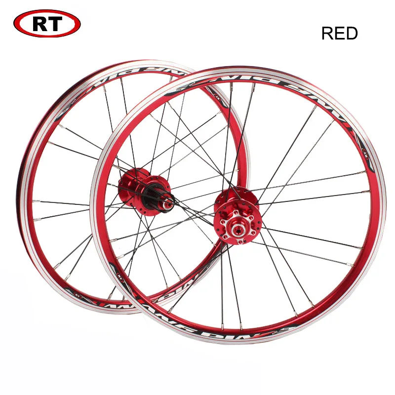 BMX/Складные 2" колеса для велосипеда Передняя Задняя колесная пара велосипеда 100/135 мм V& дисковые тормоза 451/406 7-10s алюминиевые диски для велосипеда