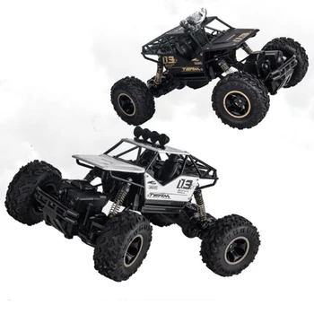 

1:16 Giant 4WD alloy climbing remote control toy car 4.8V2000mah rechargeable battery pack 40Hz four-wheel drive
