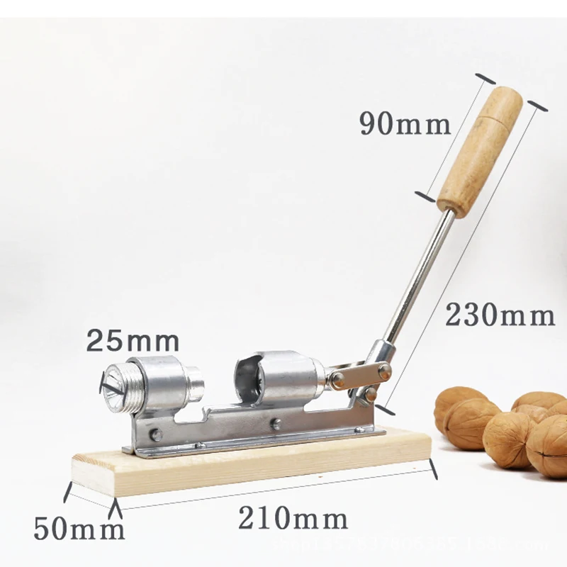 Щелкунчик из нержавеющей стали с деревянной ручкой многофункциональные гайки щипцы для колки орехов приспособление для раскалывания грецких орехов плоскогубцы металлический резак кухонный инструмент