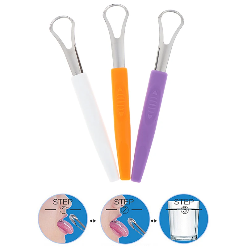 1 шт. портативный язык из нержавеющей стали скребок многоразовая ротовая щетка для очистки языка освежитель Sweepers для взрослых гигиена полости рта