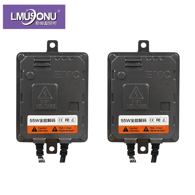 LMUSONU 1 пара хорошего качества AC 12V 55W CANBUS HID XENON балласт автомобильный цифровой |
