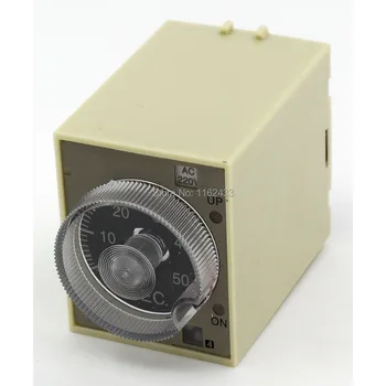 

ST3PA-C AC 220V time relay ST3PA series 220VAC timer delay time 5s/50s/5min/30min