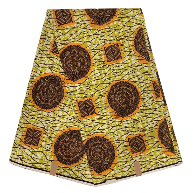 Miss L последние воск Африканский Ткань 6 ярдов/шт хлопок HL19S111636
