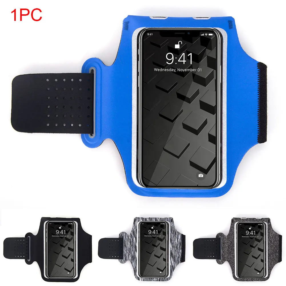 Чехол для телефона, велосипедный Противоскользящий держатель, боковой карман, для тренировки, эластичные спортивные, для бега, спортзала, пешего туризма, фитнеса, бега, упражнений, нарукавная повязка