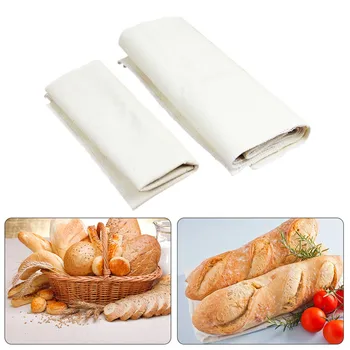 

TTLIFE Bakers Dough Couche Proofing Flax Cloth for Baking French Bread Baguettes Loafs Cake Decorating Tools Baking Accessories