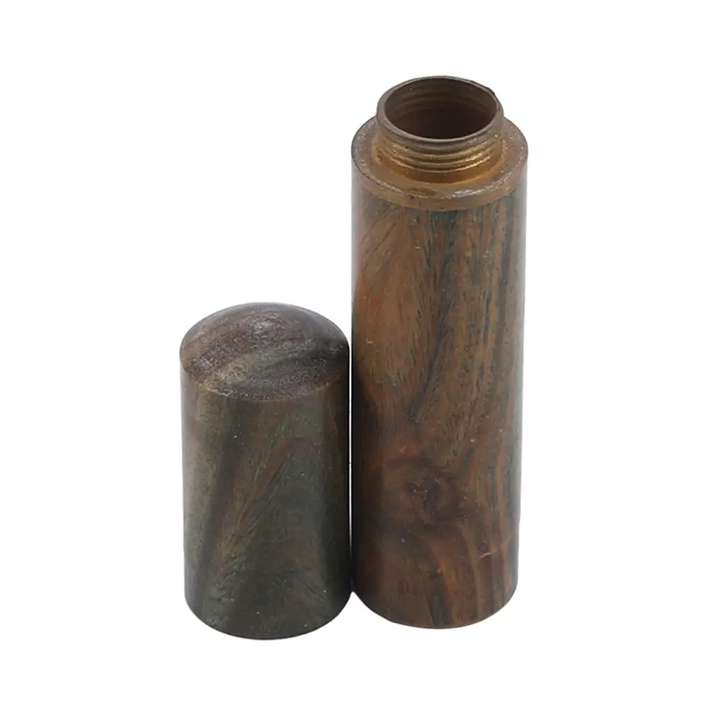 Green sandalwood Portable Toothpick Container Rosewood Wood Classic Upscale Toothpick Bucket Storage Box With Lid Table Decor Toothpick Holder - Цвет: Green sandalwood