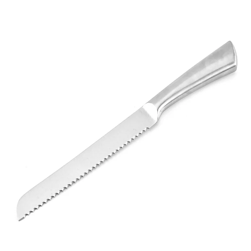 Полый нож для хлеба, резак для торта, кухонный инструмент для выпечки из нержавеющей стали, зигзаг, нож для хлеба