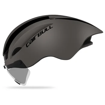 

CAIRBULL Aero TT Cycling Helmet Racing Road Bike Safe Helmet with Magnetic Goggles Pneumatic Bike Helmet Casco Ciclismo