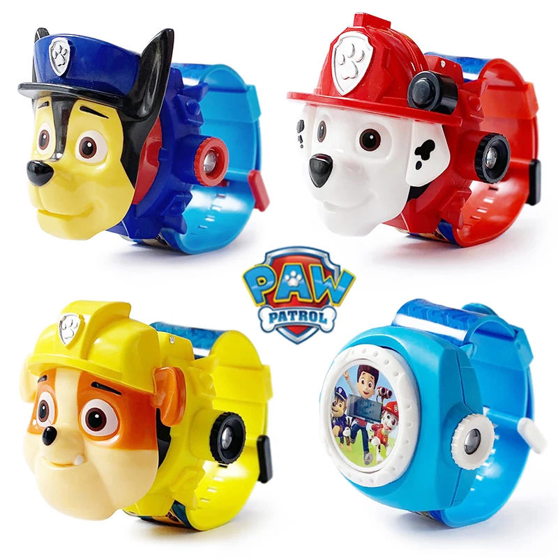 Paw Patrol Toys Set Patrulla Canina 24 стиля проекционные часы Psi аниме фигурки детский подарок на