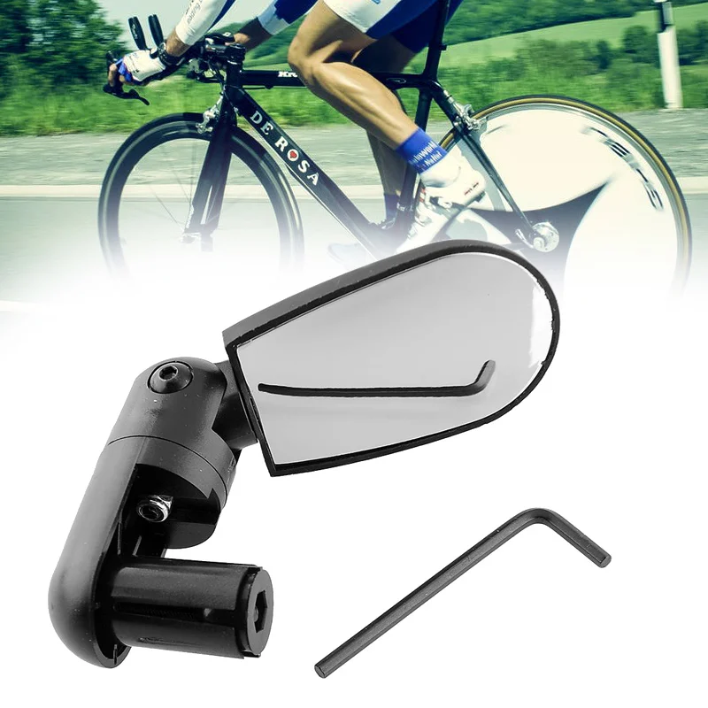 

Bike Mirror Black Rotate Rear View Bike Rearview Mirror Handlebar Cycling