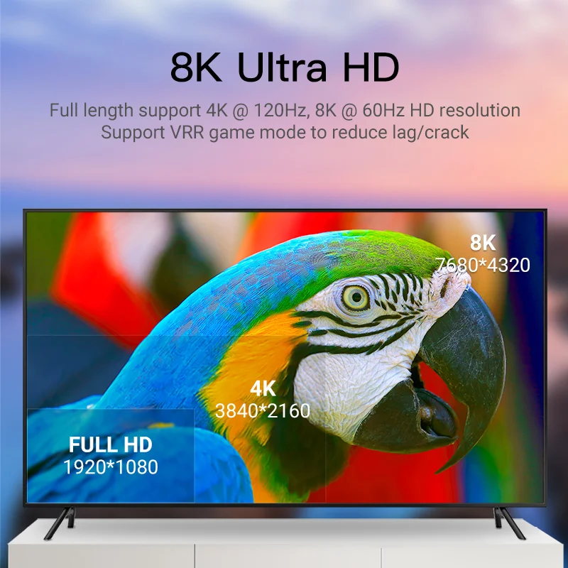 Vention HDMI 2 1 кабель волоконно оптический 8 к 48 Гбит/с Высокая скорость HDR для HD TV Box
