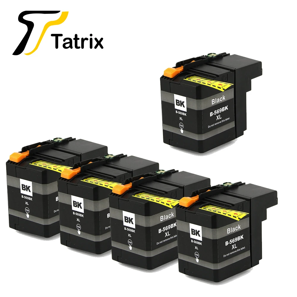 5 BK Tatrix LC569XL LC569 Совместимый картридж для печати LC569 для Brother MFC-J3520/MFC-J3720 - Цвет: 5 BK