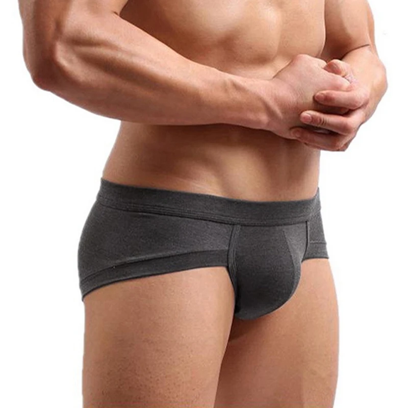 

ADISPUTENT 1PC 2019 New Factory Direct Sale Modal Solid Men Briefs Mens Brief Cotton Mens Bikini Underwear Pant Sexy Underwear