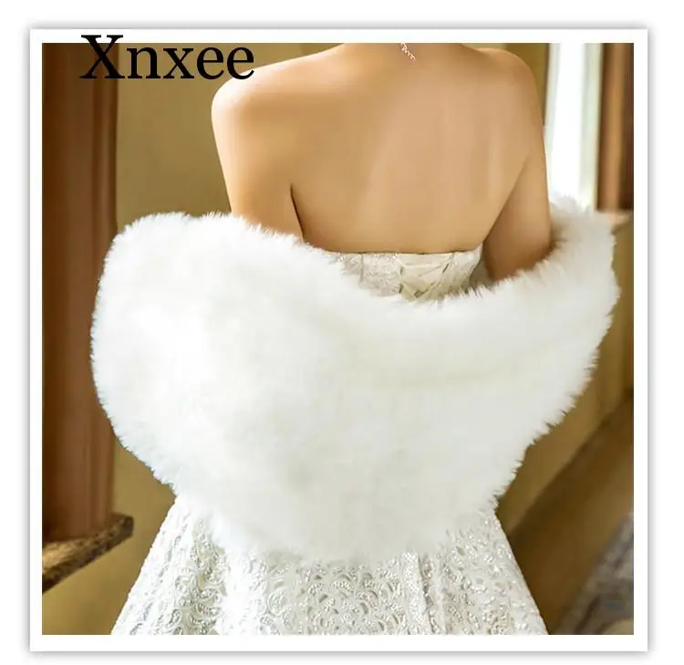 Hot Sale 2020 Cheap Wedding Jacket Bride Wraps Cape Winter Wedding Dress Shawl Bolero Mariage Bridal Coat Cloak Accessories