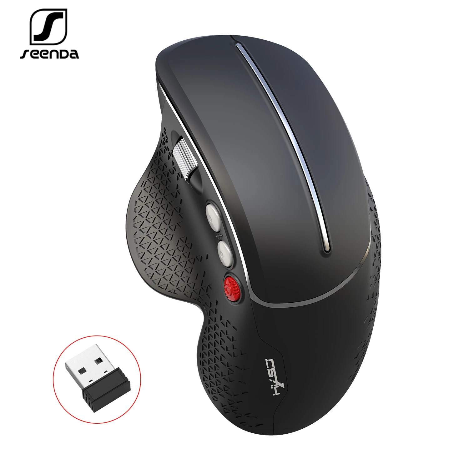 Беспроводная игровая мышь SeenDa оптическая 2 4 ГГц 6 кнопок USB 3600DPI 10 м | Компьютеры и