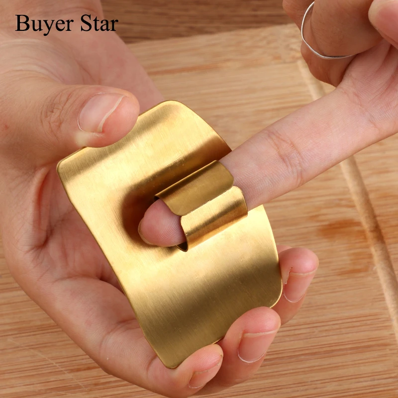 2PCS Finger Guard Protect Finger Hand Cut Hand Protector Knife Cut Protection Tool Stainless Steel Kitchen Tool Gadgets