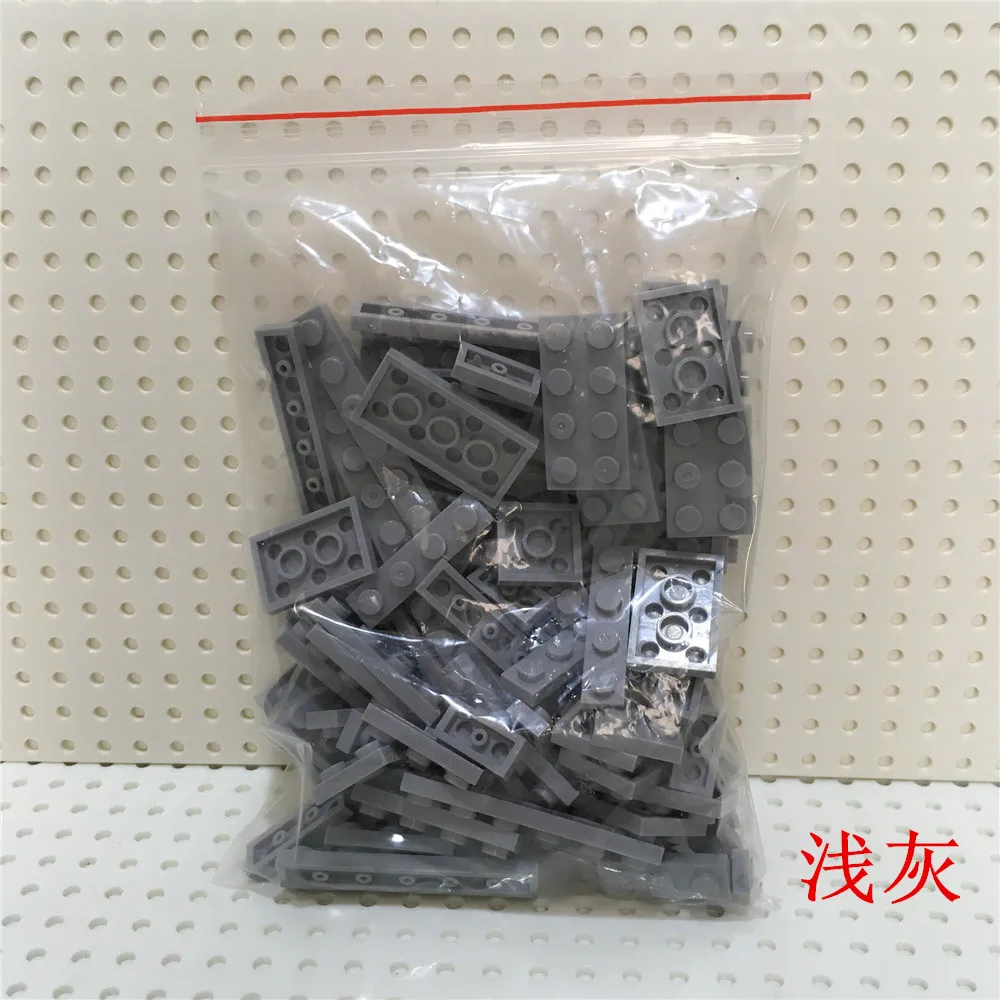 100 pieces of low plate thin slice creative patchwork diy small particle blocks pixel drawing children puzzle toys