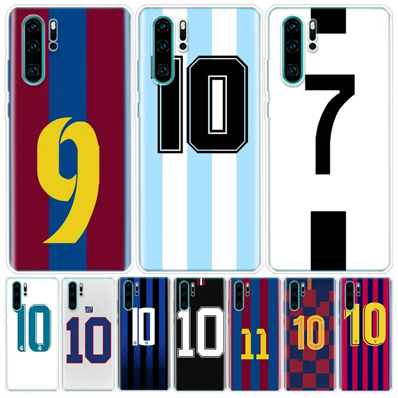 Чехол для телефона с цифрами 10 чехлы корпуса Huawei P Smart 2019 Y9 Y7 Y6 Y5 Y9S Honor 20 Pro 20i Lite 9 8 7 9X