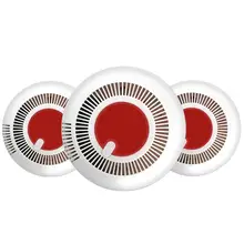 Новинка, стабильный автономный детектор дыма, датчик, дымовая сигнализация, красный мигающий светильник, высокий децибел, домашняя охранная сигнализация