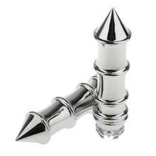 Мотоцикл " резиновый шип Серебряный Руль рукоятки подходит для чопперов