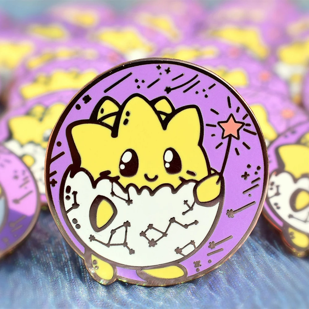 

PokÃ©mons Kawaii Togepi Pastel Hard Enamel Pin Animal Lapel Pins Cartoon Decor Toss A Coin and Make A Wishing Collection Badge