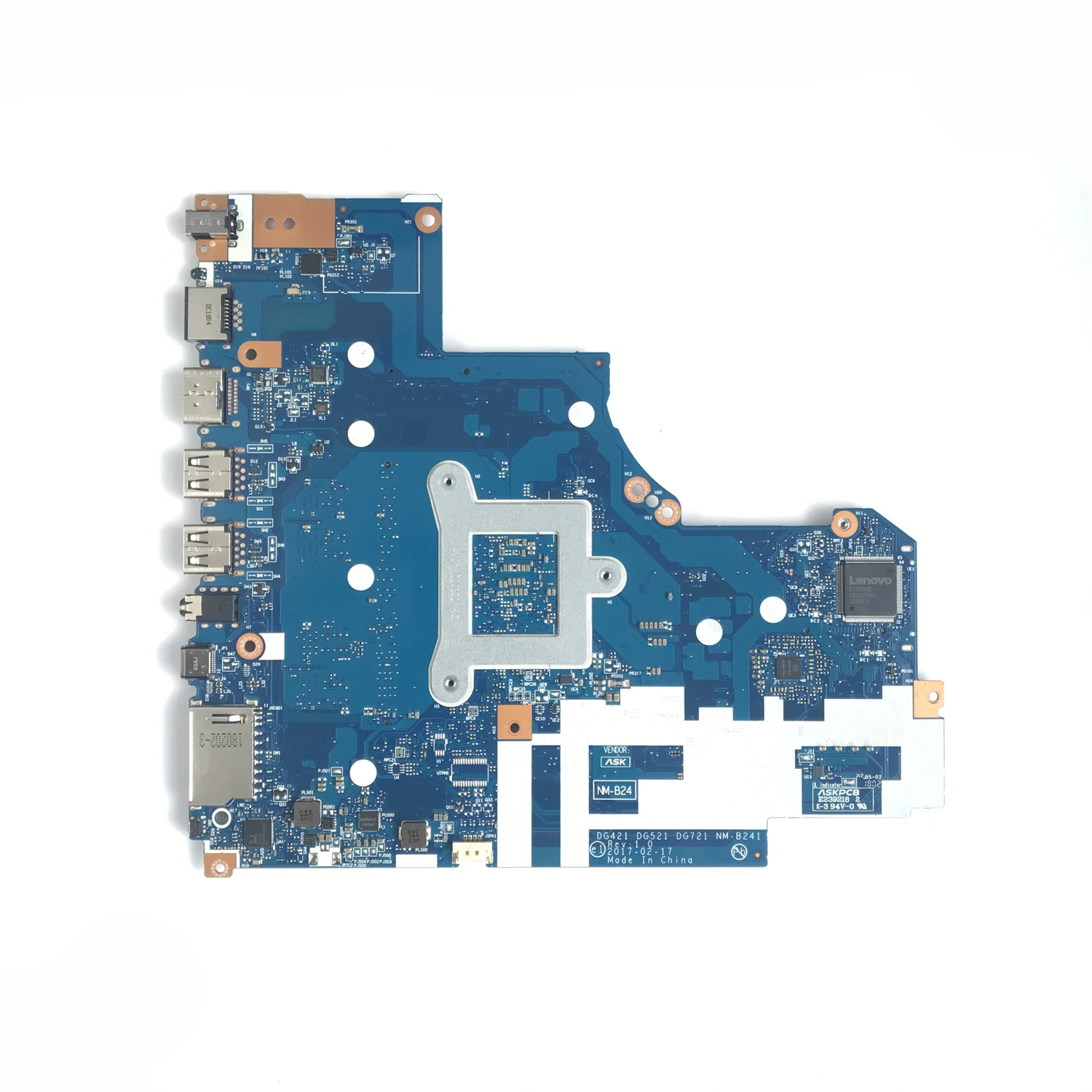 para Lenovo Ideapad 32015isk 320-17isk Laptop Motherboard Dg421 Dg521 Dg721 Nm-b241 com I36006u 4gb-ram 100% Testado 5b20n86787 Placa-mãe para notebook - Imagem 2