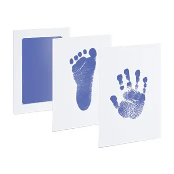 

Baby Footprint And Handprint Stamp-Pad Ink Anti-Counterfeiting Hand And Foot Printing Pad Non-Stick Ink Baby Souvenir