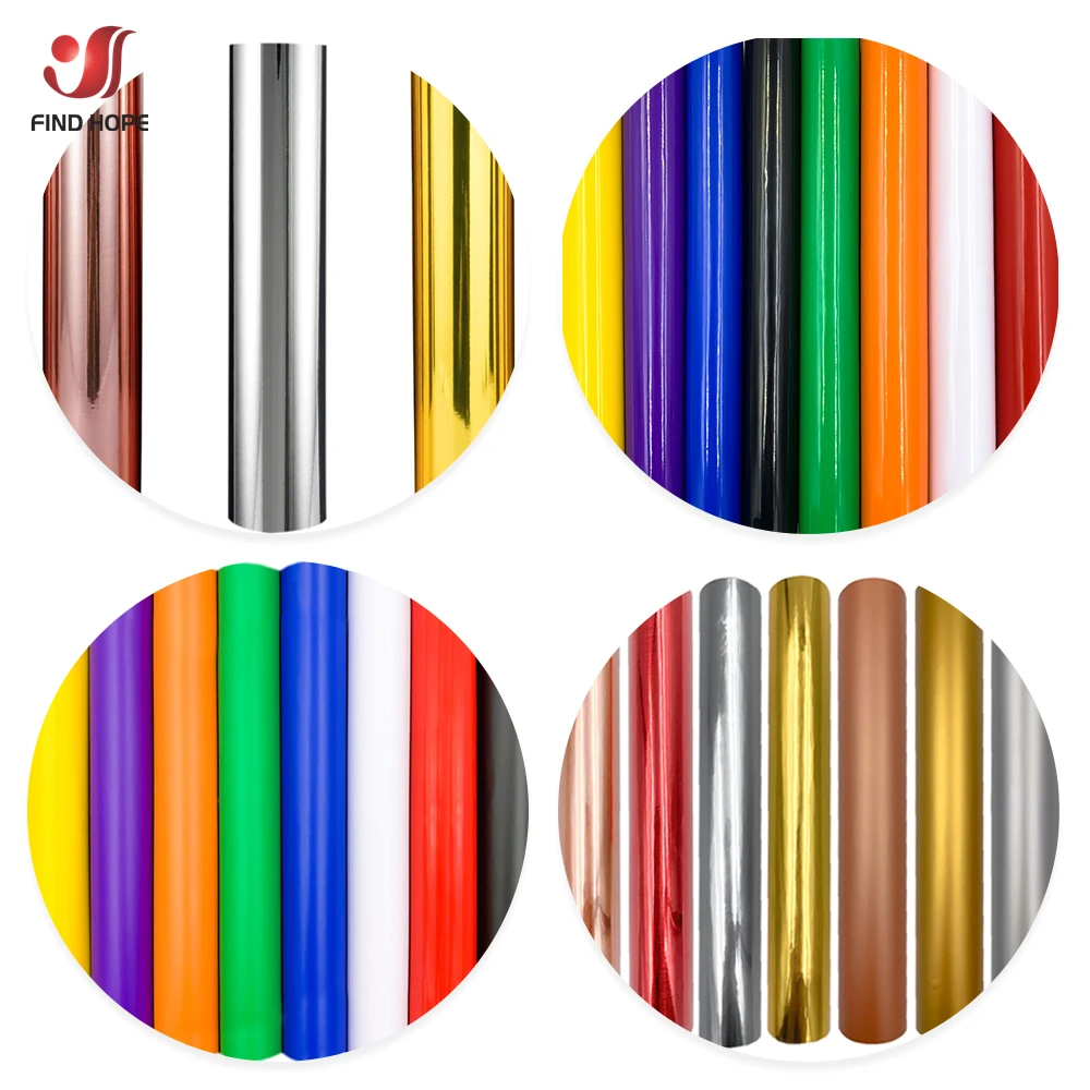 Permanent Adhesive Craft Vinyl Sheets Makign Sign Pattern for Glass Window 26 Assorted Colors Works with Cut and Other Cutter