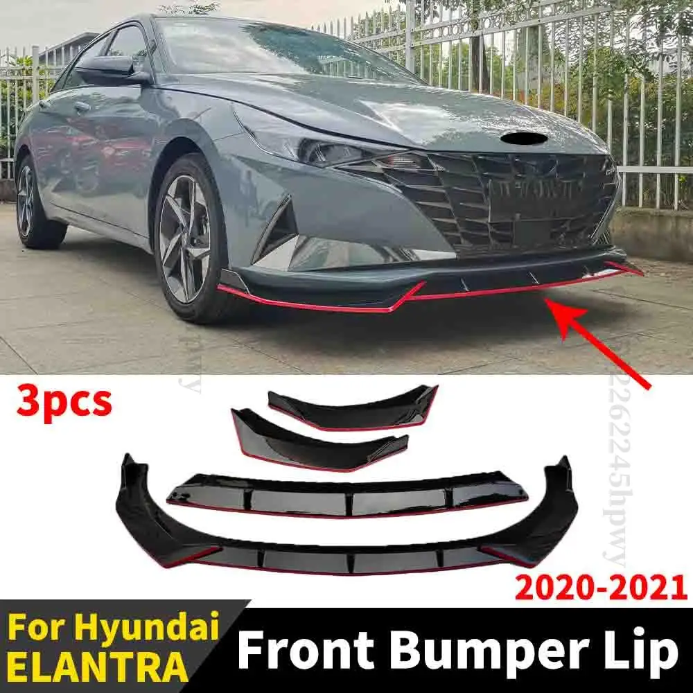 

Защитная накладка на передний бампер для Hyundai Elantra 2020 2021