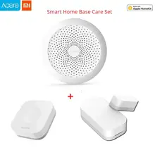 Набор для ухода за умным домом Aqara, работающий с шлюзом, датчиком окна, умным переключателем, автоматическим управлением для Apple Homekit