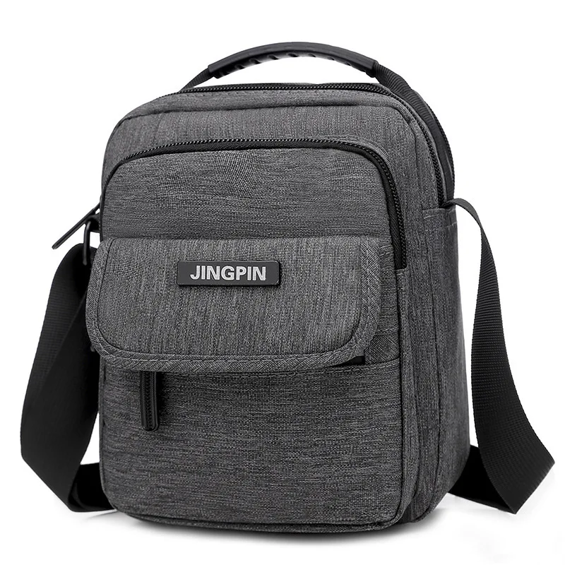 

2020 New Style Crossbody Bag Men's Bag Casual Waterproof Nylon Cloth Men Verticle Business Hand Oblique