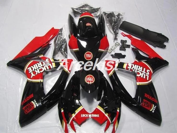 Качество OEM Новое ABS обтекатель наборы Подходит для Suzuki 2006 2007 GSXR600 GSXR750 Обтекатели набор GSXR 600 750 K6 K7 06 07 холодный красный черный