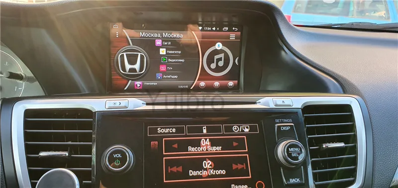 Clearance Yulbro android for honda accord 9 2014 2015 2016 car dvd multimedia radio with bluetooth gps navigation video IPS screen 2