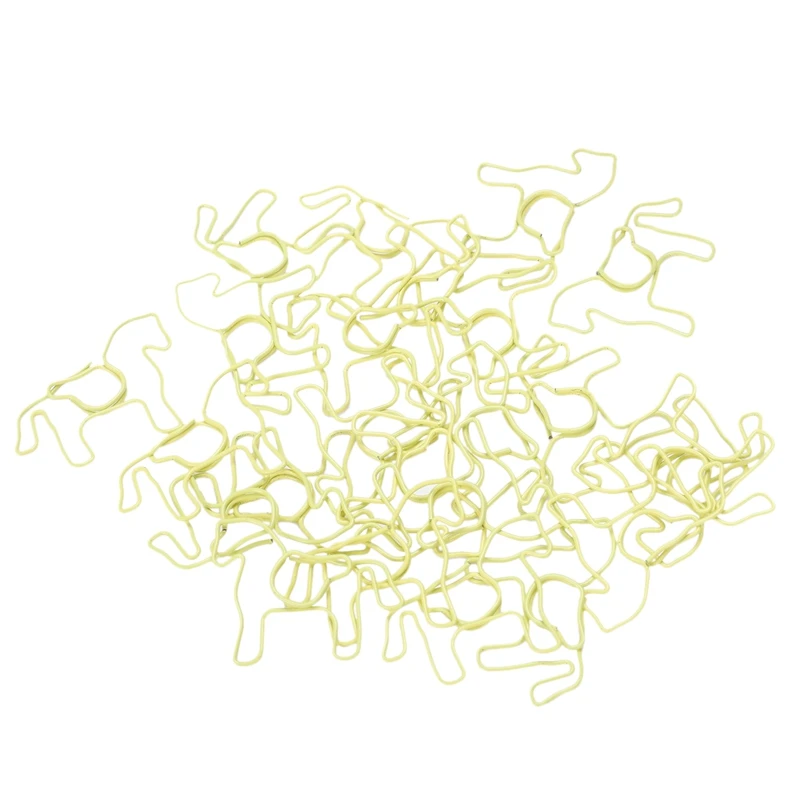 Metal Paper Clips 24 Pieces in PVC Box Horse