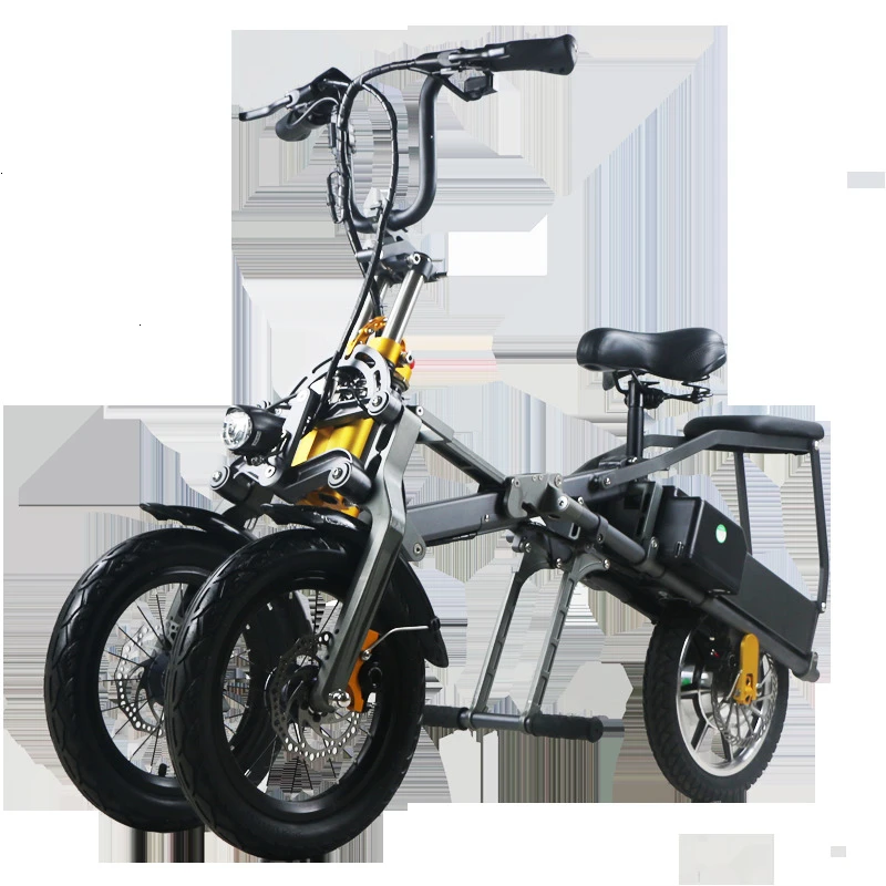 

Professional 3 wheel folding portable electric scooter 14 inch/electric tricycle